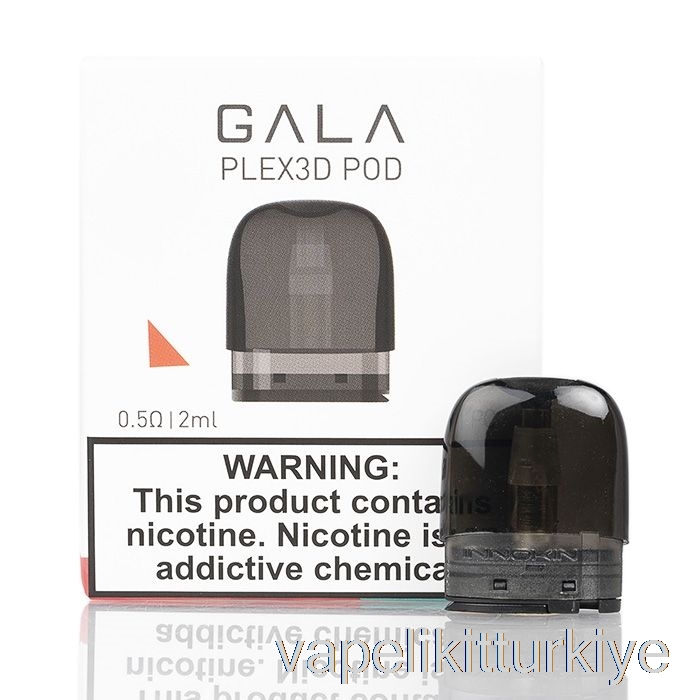 Vape Türkiye Innokin Gala Yedek Kapsüller 0.5ohm Plex3d Pod